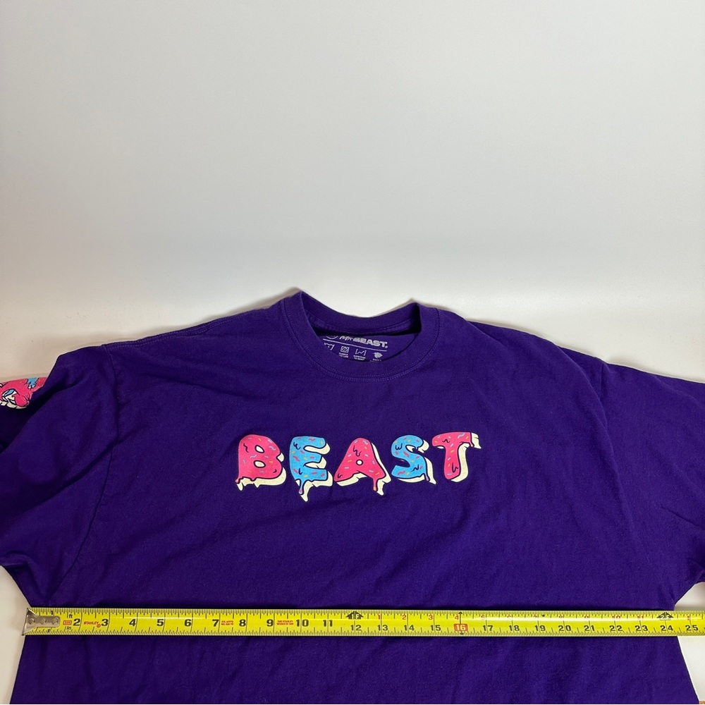 Mr Beast Frosted Purple Limited Edition Tee T-Shirt Men’s Unisex 2XL Donut - Picture 5 of 6